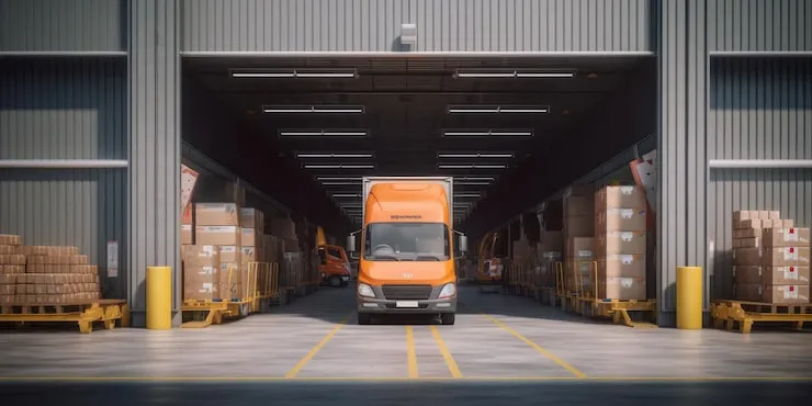 delivery-truck-loaded-with-cardboard-boxes-logistics-warehouse-online-delivery-service-generative